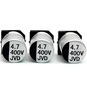 创慧JVD系列贴片铝电解电容器4.7UF400V 8*10.5mm SMD长寿命高压高纹波
