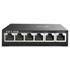 TP-LINK TL-SF1006P全百兆4+2口非网管PoE交换机标准48V整机57W