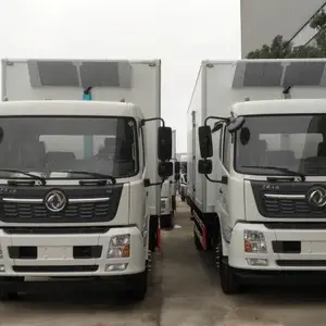 东风天锦冷藏车 箱体8米冷藏车 黄牌大型