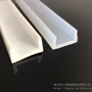 厂家批发定制 U型硅胶密封条 U型硅胶防护条 硅胶条