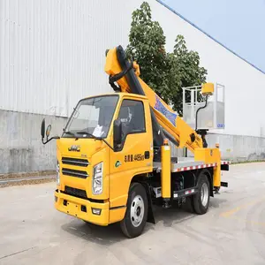 湖北恩施车载伸缩高空作业车 路灯维修伸缩臂升降平台 国六排量配置齐全