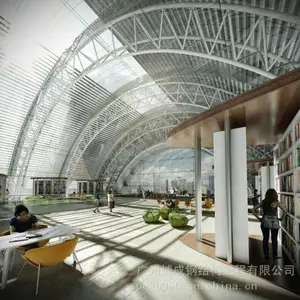 加工火车站飞机场大跨度网架,垃圾环保热电厂网架屋盖,深圳