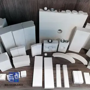 电厂耐高温耐磨陶瓷衬板内衬种类