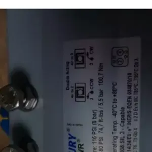 供应美国JAMESBURY 气动执行器 VPVL250DABD