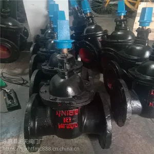 地下法兰闸阀SZ45T-10 DN65暗杆楔式闸阀 SZ45T/W-10 楔式暗杆铸铁铜闸阀