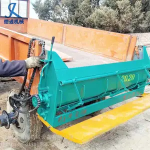 农用三轮车加装自动撒粪机 大翻斗挂扬粪机