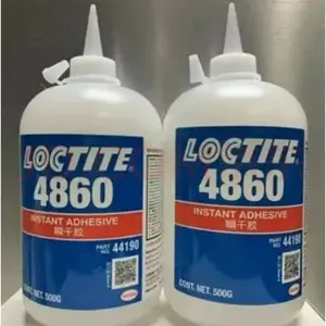 乐泰4860低白化瞬干胶 高粘度塑料粘接 工业级快速固化500g