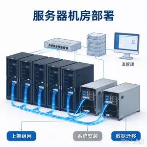 机架式服务器 塔式服务器 企业数据库 ERP 虚拟化机房服务器整机