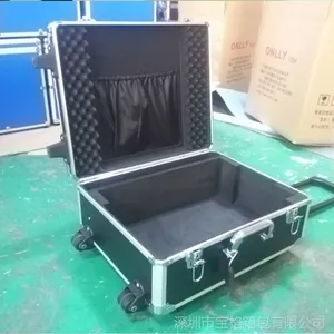 厂家直销小型铝合金拉杆箱 便携式拉杆设备箱 加工定制仪器箱