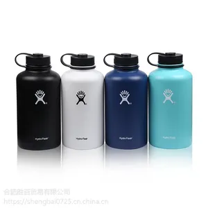 外贸跨境304不锈钢64oz保温壶 logo礼品定制永康运动太空壶保冷6-12小时