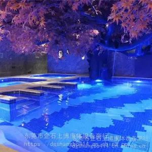 常德泳池别墅工程 户外花园游泳池设备供应