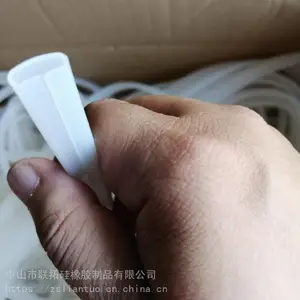 异型开口硅胶套管 易撕硅胶方管来图定做耐高温食品级硅胶护套