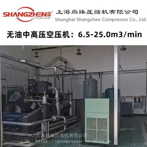 24小时连续运行的节能省电 PET无油吹瓶中高压空压机