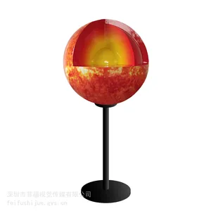 定制太阳内部构造 科技馆 展览馆 天文馆 太阳系八大行星模型 科普太阳地质 厂家