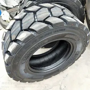 正品滑移式铲车轮胎12-16.5 全新装载机工程轮胎 尼龙矿山胎