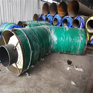 空调冷气保温钢管 聚氨酯保温钢管地埋保温钢管 钢套钢保温钢管
