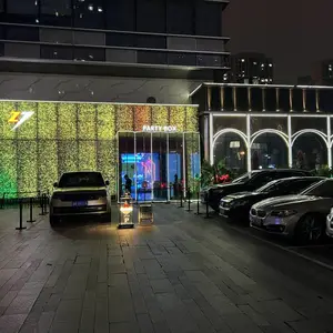加拿大Alusion大孔透光泡沫铝店铺门面彩光装饰应用--长沙Z7partyboxKTV