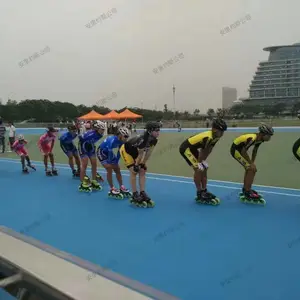 厂家自营法国COURTSOL(科特索)轮滑场 自行车赛场 彩色路面材料