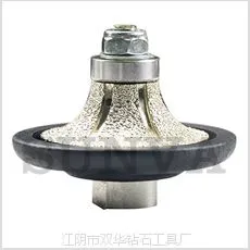 SUNVA双华牌钎焊金刚石手提轮大理石石材磨边轮成型轮