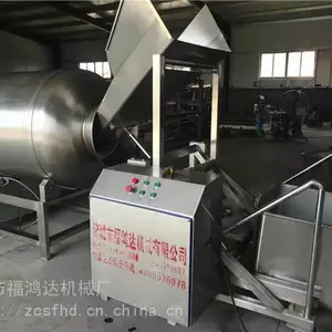 福鸿达带自动上料的鸡柳肉串真空滚揉机