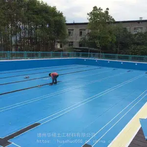 华硕HDPE土工膜 泳池景观池防渗膜 蓝色土工膜 防水板生产厂家