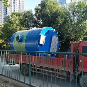 一体化玻璃钢泵站智能供水取水灌溉给水泵房大型雨水污水提升设备