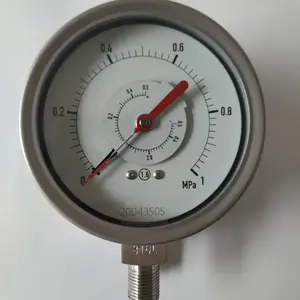 不锈钢双针压力表YSZ-100