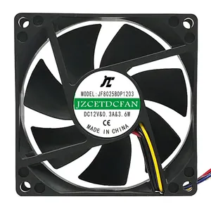 JF8025ֱ��PWMɢ�ȷ���12V 0.3A������·�������Ի���8cm�¿ص���