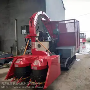 家用青饲料玉米秸秆粉碎机 玉米脱皮机 自走式玉米秸秆青储机