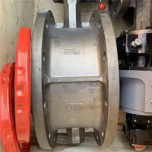 船用脱硫塔双相钢液压法兰蝶阀GB/T3036带BV船检