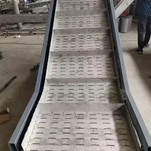 宁津定制高温网带输送机流水线全套电动小型网链传送机