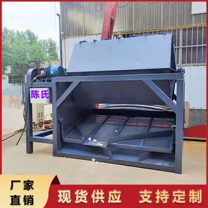 大型滚筒式滚石机设计 石材打磨六角抛光机 废铁废钢除锈去毛边机
