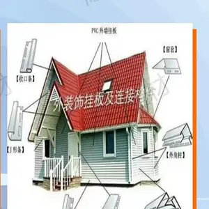外墙挂板内墙板材专用配件 收边条 阴阳角柱 窗套线