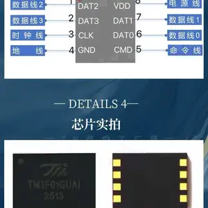 天微SD NAND Flash工业级嵌入式存储原厂 高速读写 标准SD接口 兼容多平台