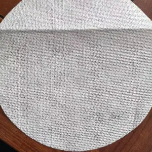 针刺布料贴合水刺布 鞋材服装手工膏药用白色涤纶水刺无纺布面料厂