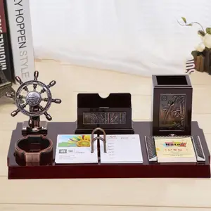 辽宁木质摆台礼品制作 抚顺办公文台 实用商务摆件 本溪公司成立纪念品