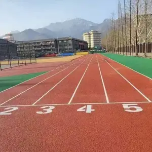 奥人体育北京塑胶跑道 各种运动场地施工 学校操场制做 耐磨减震
