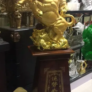 西安公司开业贺礼 开业大鼎乔迁花瓶 生意火爆金钱牛
