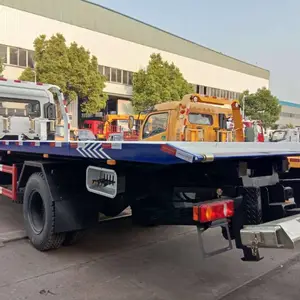 广东肇庆蓝牌清障车 五十铃车身可靠 伸缩牵拉坏车厂家送车上门