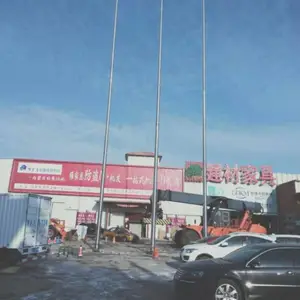 圣旗 不锈钢旗杆户外广场展会学校幼儿园寺庙酒店304锥形电动升降移动旗杆6米9米12米18米