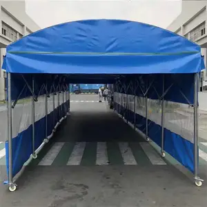 装卸货挡雨 遮阳蓬 电动推拉棚 xygp-15 贵港桂平 小区户外