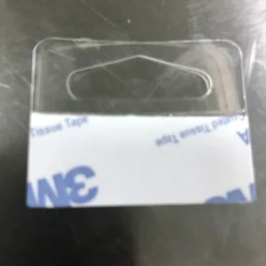 供应飞机孔 自粘pvc挂钩 包装彩盒挂钩 三角孔PET挂钩 支持定做