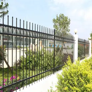 小区别墅安全护栏 喷漆铁艺护栏 园艺锌钢护栏工厂
