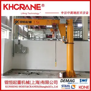 立柱式悬臂吊墙壁式悬臂吊电动旋转独臂摇臂吊1 2 3吨起重机小型单臂吊机