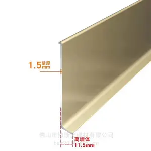 兴安盟地脚线铝合金踢脚线防刮不生锈