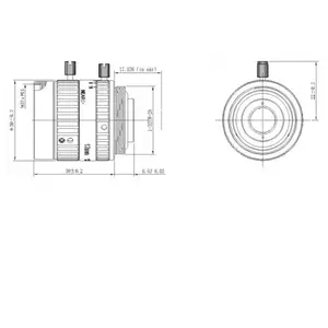 A9-1228-6MP ���600��1/1.8Ӣ��12mm����ͷ ��Ȧ�׾�F2.8-F16 ��ѧ����0.001 TV����0.00050 C�ӿ�