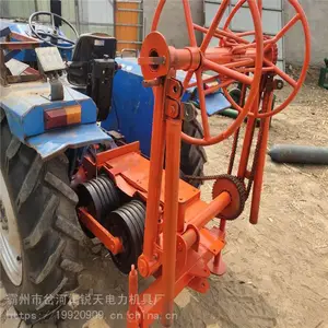 四川省 改装拖拉机绞磨机500 汽油卷扬机拖拉机 平行轴拖拉机绞磨价格 诚信经营