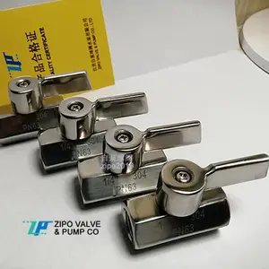 净水器园林灌溉喷淋水***Q11F-63P不锈钢螺纹丝扣连接迷你球阀