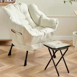 懒人沙发椅 葛优躺舒适布艺沙发椅 小户型单人休闲沙发椅