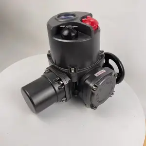 宝曼SA角行程执行器 电动阀门QT-25 BS-60 A+RS100 B160 耐磨橡胶
